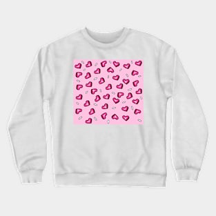 Love me Love me not pattern Crewneck Sweatshirt